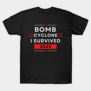 Bomb Cyclone - I Survived 2023 T-Shirt